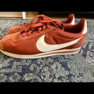 Nike Cortez Shoes in Orange
